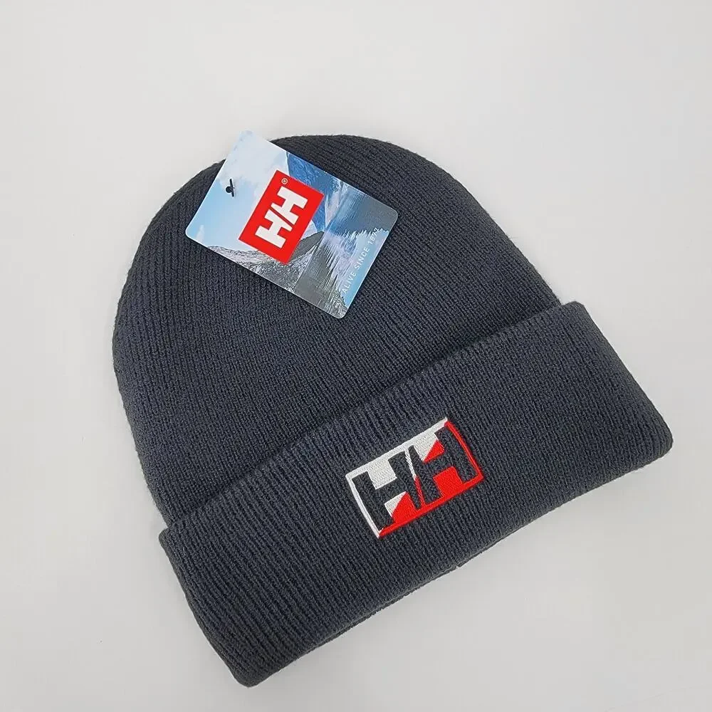 Helly Hansen Beanie Sea Gear Navy Blue Knit Cuffed Standard Size